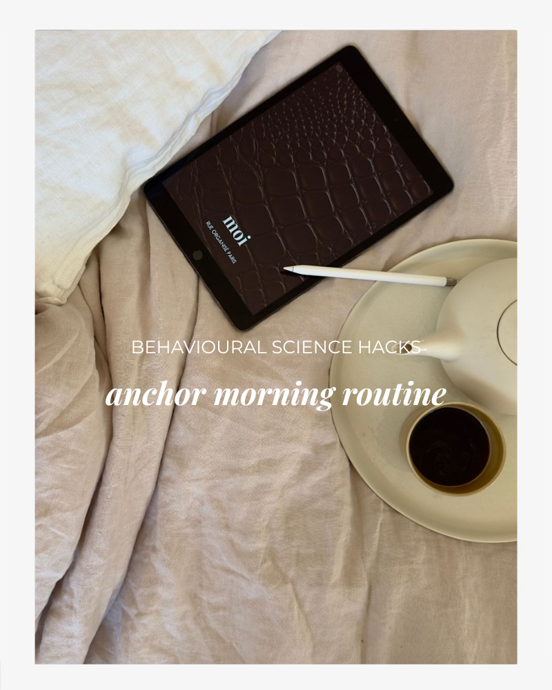 Morning Guided Journal Prompts to Anchor Your Day. A Behavioural Science Hack.