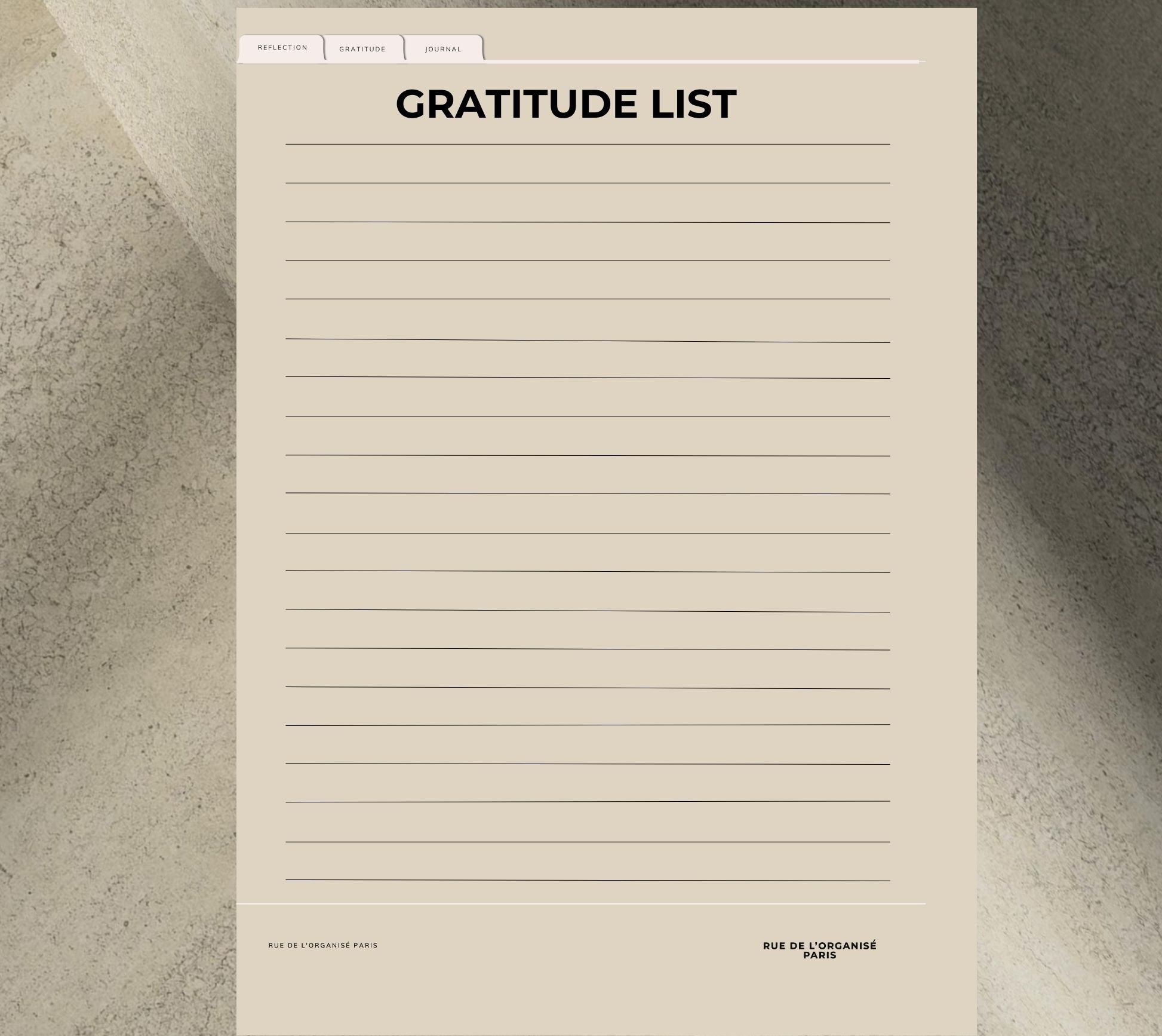 DAILY JOURNAL | AM/PM REFLECTION | GRATITUDE | WRITING JOURNAL