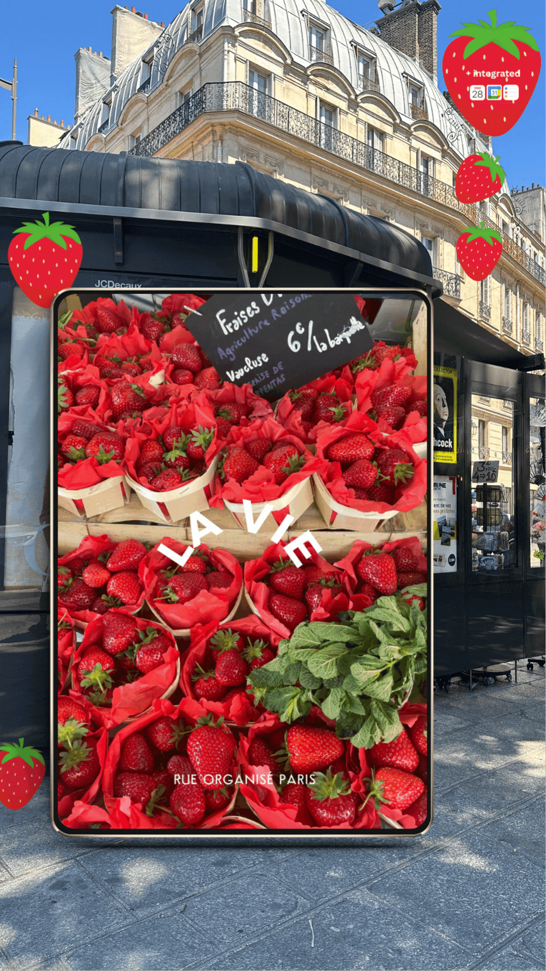 RUE ORGANISÉ PARIS