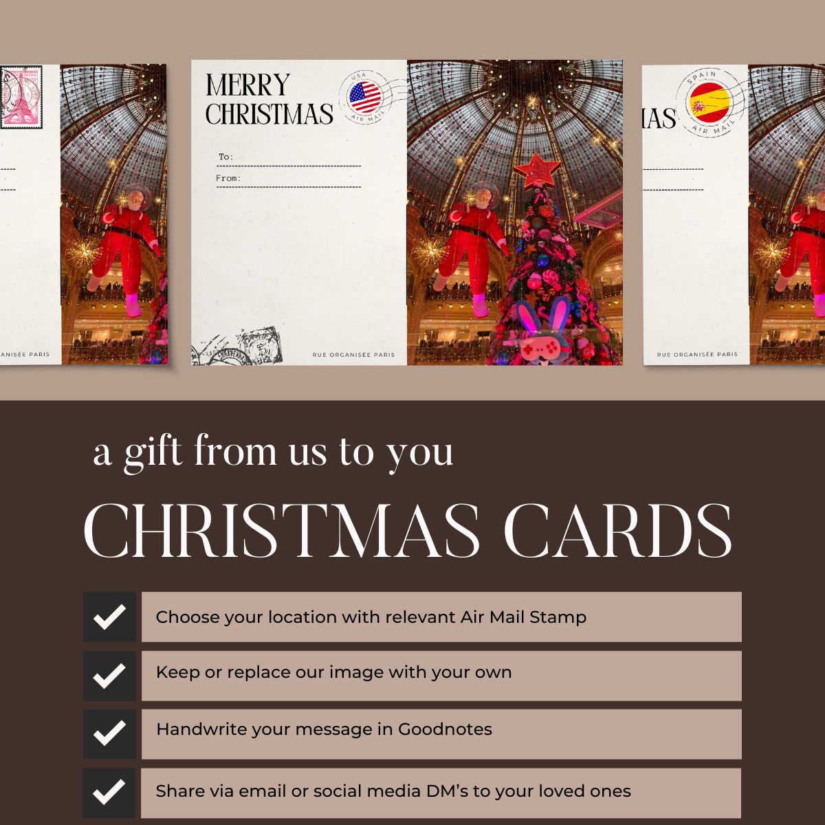 Christmas Post Cards (free download)