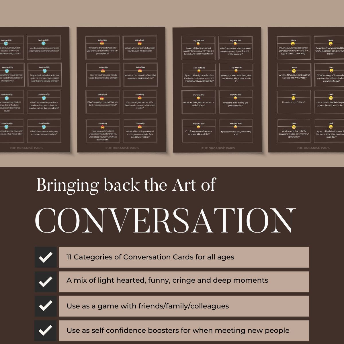 Enchanté - The Art of Conversation Cards