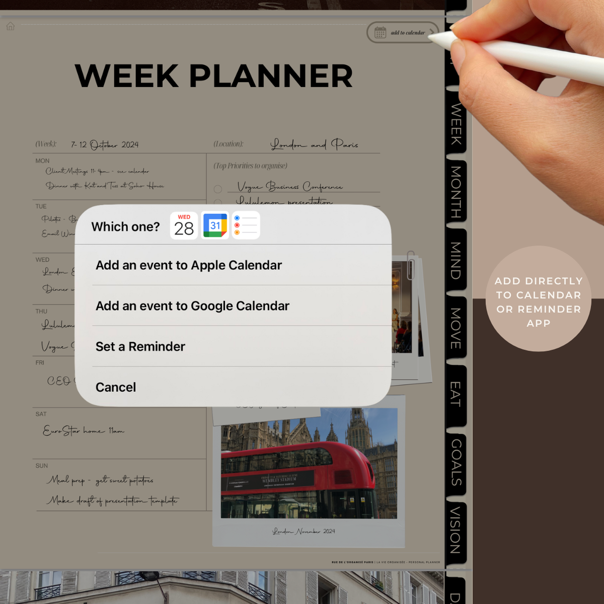 Café - The Everything Personal Planner + gift with purchase